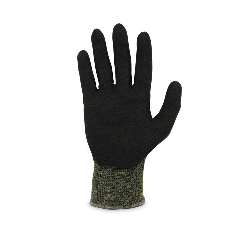 ProFlex 7042 ANSI A4 Nitrile-Coated CR Gloves, Green, Medium, 12 Pairs/Pack