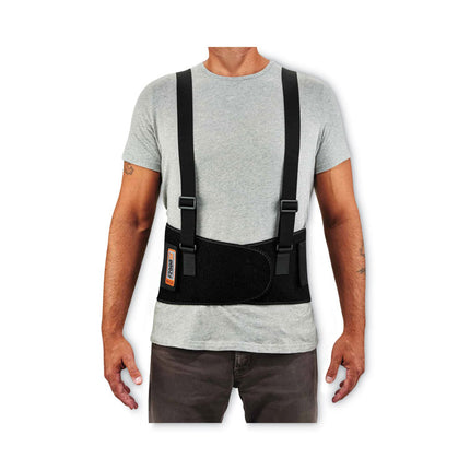 ProFlex 2000SF High-Performance Spandex Back Support Brace, X-Small, 20" to 25" Waist, Black
