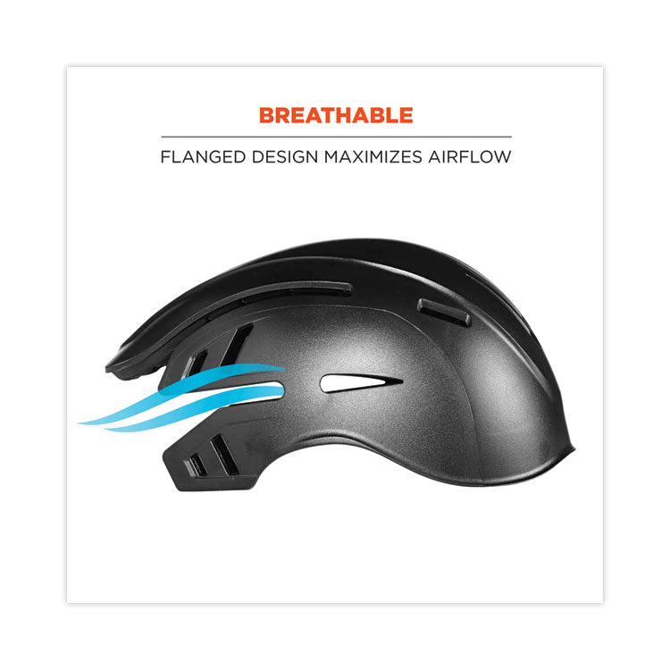 Skullerz 8950XL XL Bump Cap Hat, Short Brim, Navy