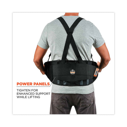 ProFlex 1400UN Universal Size Back Support Brace, One Size Fits All, 25" to 58" Waist, Black