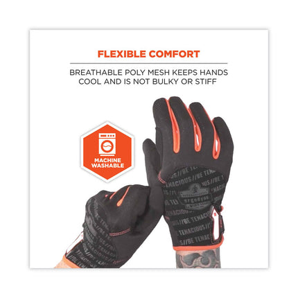 ProFlex 812 Standard Mechanics Gloves, Black, 2X-Large, Pair