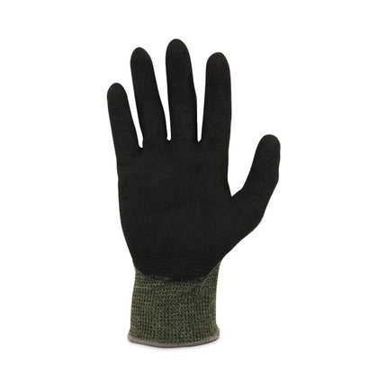 ProFlex 7042 ANSI A4 Nitrile-Coated CR Gloves, Green, Large, 12 Pairs/Pack