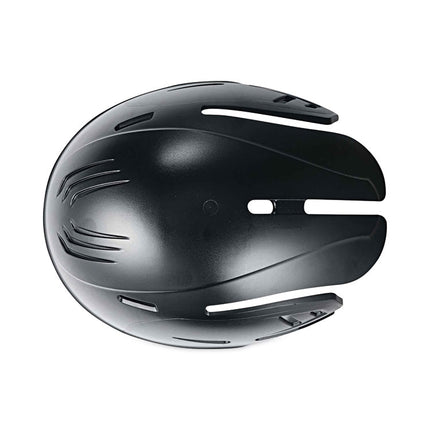 Skullerz 8950XL XL Bump Cap Hat, Short Brim, Black