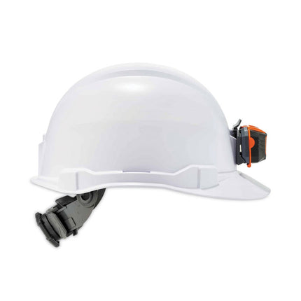 Skullerz 8970LED Class E Hard Hat Cap Style with LED Light, White