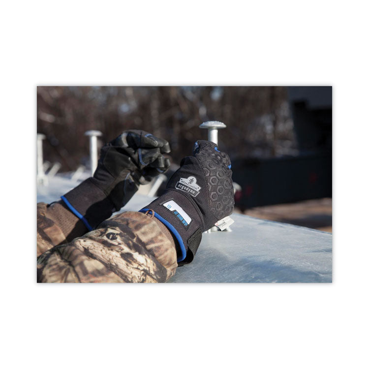 ProFlex 818WP Thermal WP Gloves with Tena-Grip, Black Small, Pair