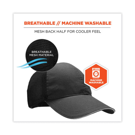 Skullerz 8946 Baseball Cap with Bump Cap Insert, OS, Navy