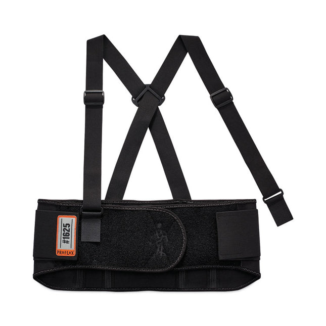ProFlex 1625 Elastic Back Support Brace, 2X-Large, 42" to 46" Waist, Black