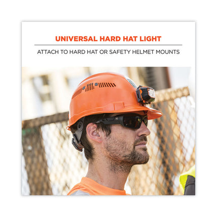 Skullerz 8981 Hard Hat LED Light, Orange