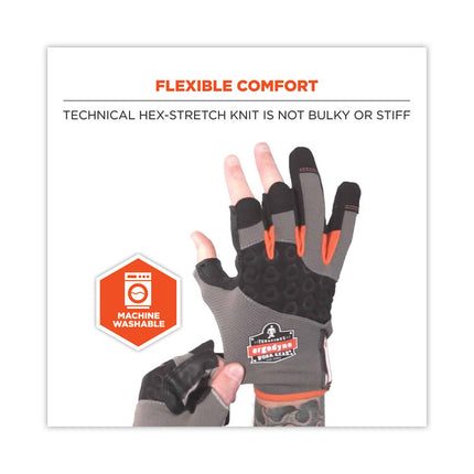 ProFlex 720 Heavy-Duty Framing Gloves, Gray, 2X-Large, Pair