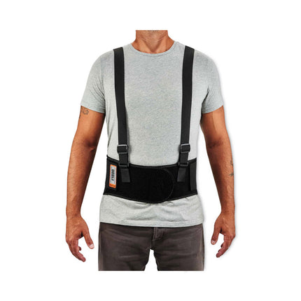 ProFlex 1600 Standard Elastic Back Support Brace, 4X-Large, 52" to 58" Waist, Black