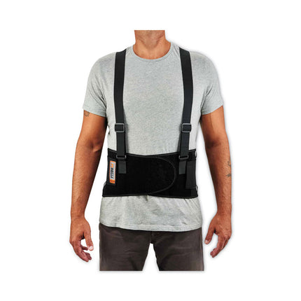 ProFlex 1100SF Standard Spandex Back Support Brace, 3X-Large, 46" to 52" Waist, Black