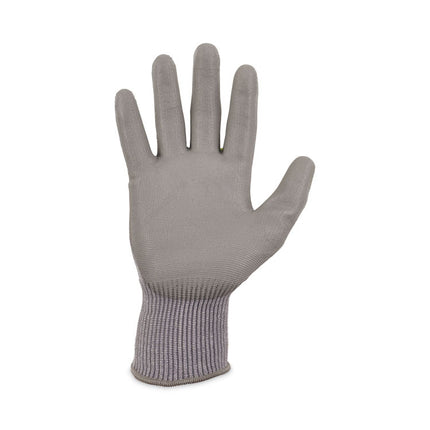 ProFlex 7024 ANSI A2 PU Coated CR Gloves, Gray, Medium, 12 Pairs/Pack