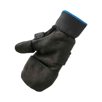 ProFlex 816 Thermal Flip-Top Gloves, Black, Large, Pair