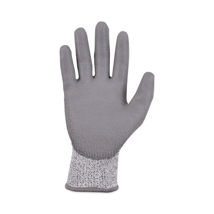 ProFlex 7030 ANSI A3 PU Coated CR Gloves, Gray, Medium, Pair