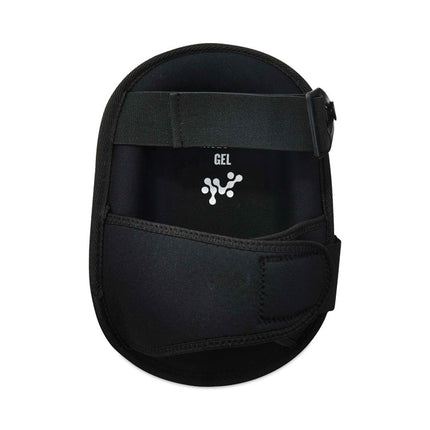 ProFlex 345 Injected Gel Knee Pads, Long Cap, Hook and Loop Closure, One Size Fits Most, Black, Pair