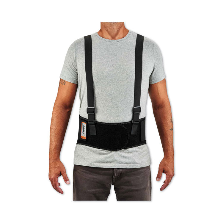 ProFlex 1600 Standard Elastic Back Support Brace, X-Large, 38" to 42" Waist, Black