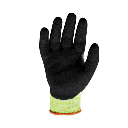 ProFlex 7041 ANSI A4 Nitrile-Coated CR Gloves, Lime, Large, Pair