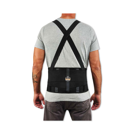 ProFlex 1100SF Standard Spandex Back Support Brace, Small, 25" to 30" Waist, Black