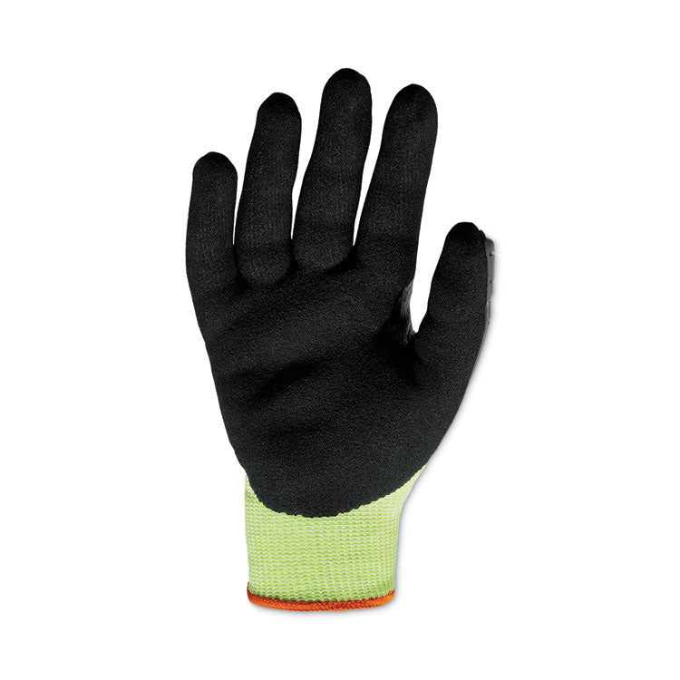 ProFlex 7141 ANSI A4 DIR Nitrile-Coated CR Gloves, Lime, Small, Pair