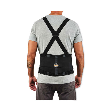 ProFlex 2000SF High-Performance Spandex Back Support Brace, X-Small, 20" to 25" Waist, Black