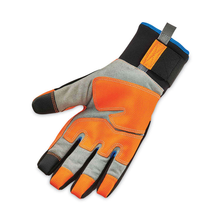 ProFlex 818WP Thermal WP Gloves with Tena-Grip, Orange, Small, Pair
