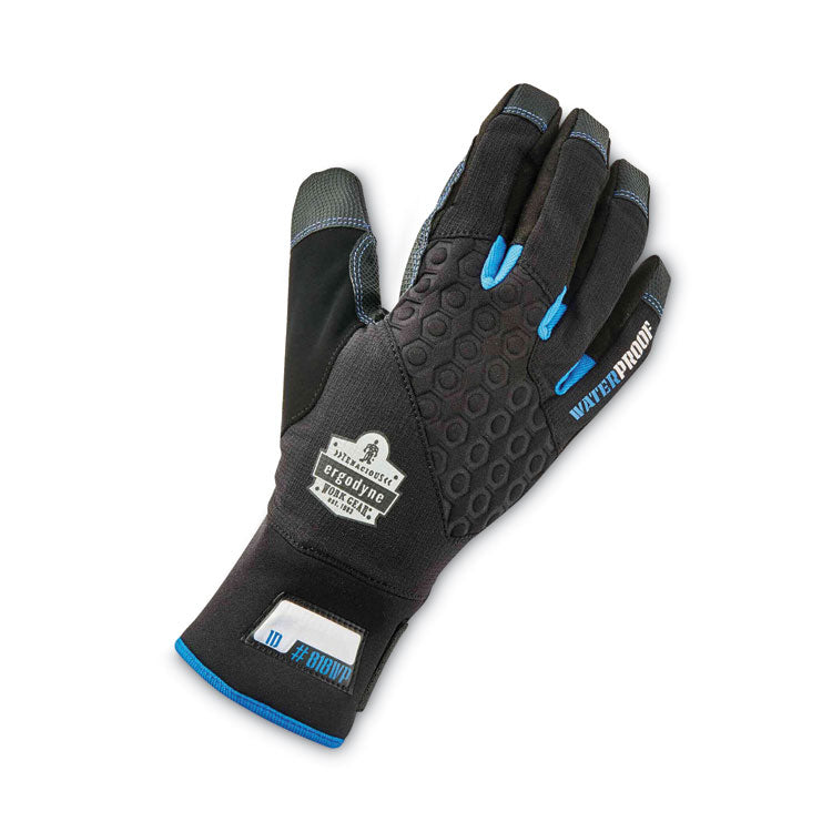 ProFlex 818WP Thermal WP Gloves with Tena-Grip, Black, X-Large, Pair