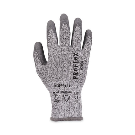 ProFlex 7030 ANSI A3 PU Coated CR Gloves, Gray, Small, Pair