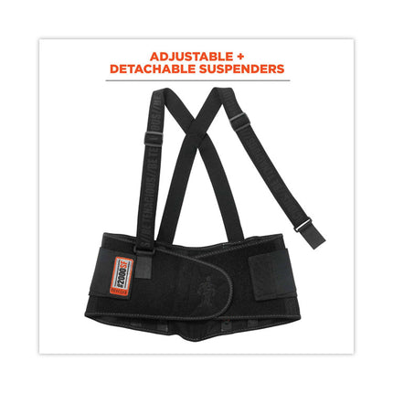 ProFlex 2000SF High-Performance Spandex Back Support Brace, X-Small, 20" to 25" Waist, Black