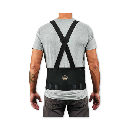 ProFlex 1625 Elastic Back Support Brace, Small, 25" to 30" Waist, Black