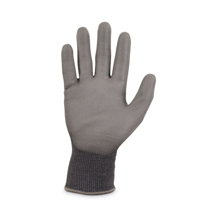 ProFlex 7044 ANSI A4 PU Coated CR Gloves, Gray, Medium, Pair