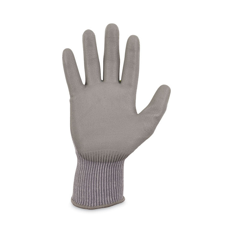 ProFlex 7024 ANSI A2 PU Coated CR Gloves, Gray, Small, Pair