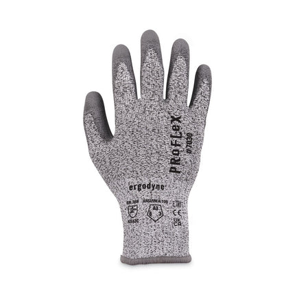 ProFlex 7030 ANSI A3 PU Coated CR Gloves, Gray, Medium, Pair
