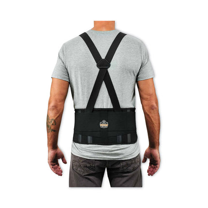 ProFlex 1625 Elastic Back Support Brace, Large, 34" to 38" Waist, Black