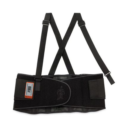 ProFlex 100 Economy Spandex Back Support Brace, Large, 34" to 38" Waist, Black