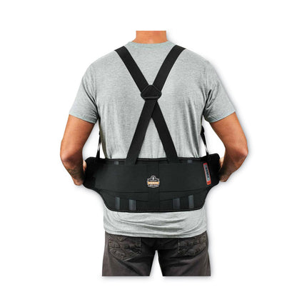 ProFlex 1625 Elastic Back Support Brace, Large, 34" to 38" Waist, Black