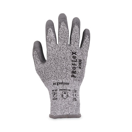 ProFlex 7030 ANSI A3 PU Coated CR Gloves, Gray, Large, 12 Pairs/Pack