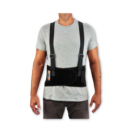 ProFlex 1100SF Standard Spandex Back Support Brace, Small, 25" to 30" Waist, Black