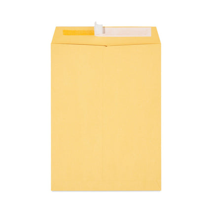 Peel Seal Strip Catalog Envelope, #10 1/2, Square Flap, Self-Adhesive Closure, 9 x 12, Natural Kraft, 100/Box