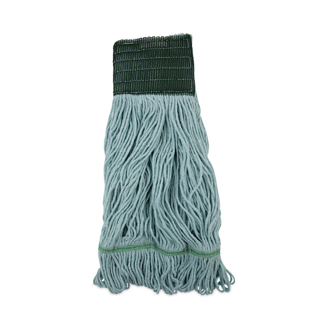 Echomop With Looped-End Wet Head, Synthetic/cotton, Medium, Blue, 12/carton