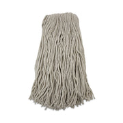 Cut-End Wet Mop Head, Cotton, No. 32, White, 12/carton