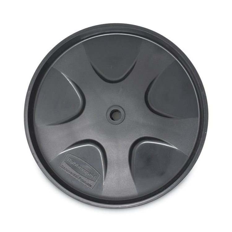 Wheel and Axle Kit for Janitorial Cleaning Cart, 8" Wheel, Black/Gray/Silver, 2/Set