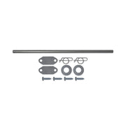 Mega BRUTE Waste Collector Replacement Axle Kit, Silver