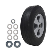 Tilt Truck Wheels, 500 lb Weight Capacity, 12" Wheel, Black