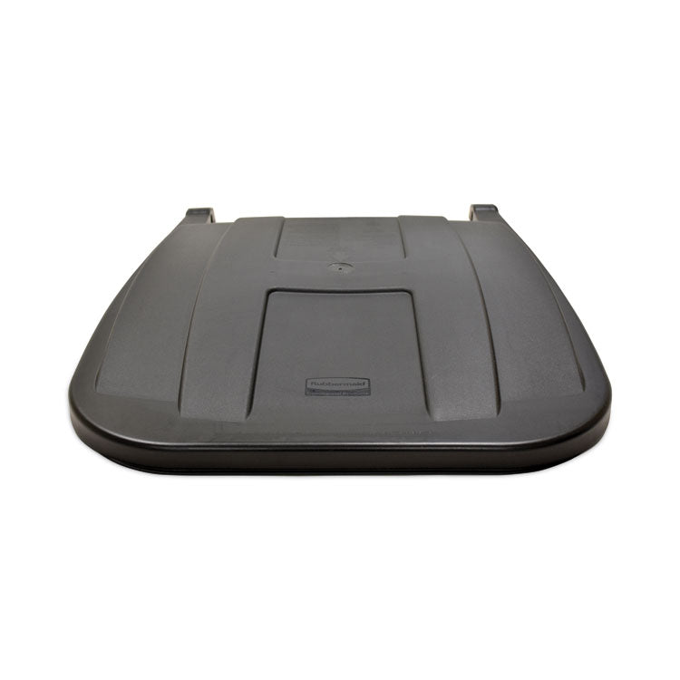 50 Gallon Rollout Container Replacement Lid, 24 x 28.5 x 2.5, Black