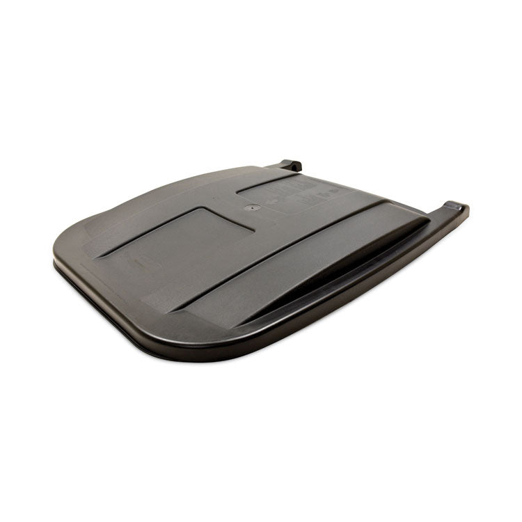 50 Gallon Rollout Container Replacement Lid, 24 x 28.5 x 2.5, Black