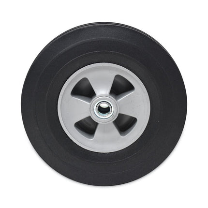 Tilt Truck Wheels, 340 lb Weight Capacity (170 lb Per Wheel), 10" Wheel, Black, 2/Set