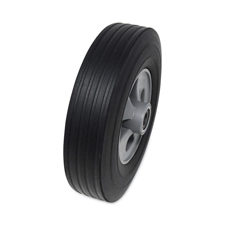 Tilt Truck Wheels, 650 lb Weight Capacity, 10" Wheel, Black