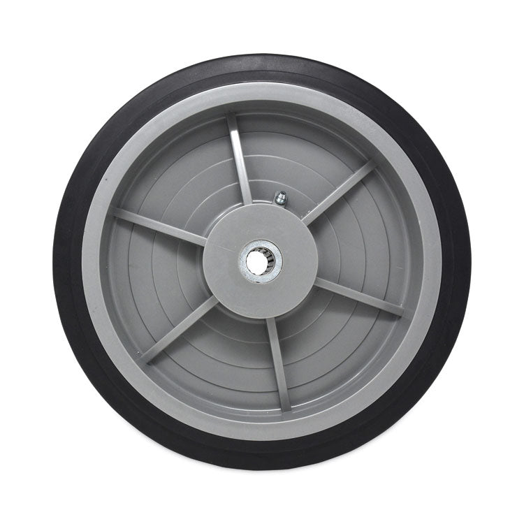 Tilt Truck Wheels, 850 lb Weight Capacity, 12" Wheel, Black