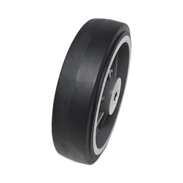 Tilt Truck Wheels, 850 lb Weight Capacity, 12" Wheel, Black