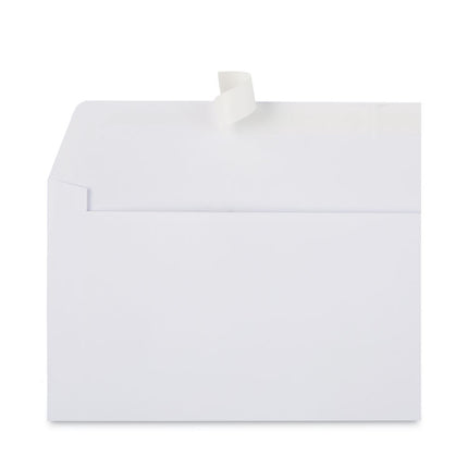 Open-Side Business Envelope, 1 Window, #10, Commercial Flap, Gummed Closure, 4.13 x 9.5, White, 250/Box